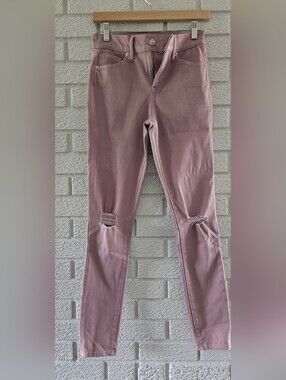 Express Pink-Mauve Denim Pants